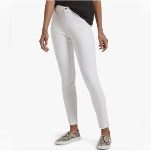 HUE ultra soft high waist denim stretch leggings, bright white, size 2X, NWT